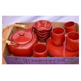 SLAH Asian Style Glazed Stoneware Set