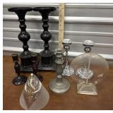 Candle stick holder and oil lamps
