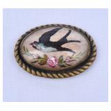 Antique Victorian Mourning  Brooch