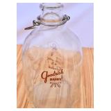 Goodrich Dairy Large Glass Milk Bottle