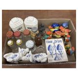 Salt, peppers and spice jars