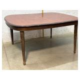 Mahogany Table 59/48/30- needs work