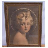 Antique Framed C. Bosseron Chambers Litho
