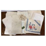 Early Vintage linens found in old trunk