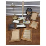 Picture frames, mirrors,  jewelry stand