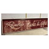 Reynolds Cards & Gift Sign 97/2/24 (wooden)