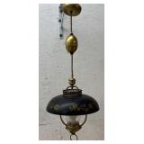 MCM Toleware Drop Hanging Light - needs rewiring