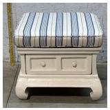 2 Drawer Ottoman w/ Cushion 24/24/21