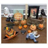 Halloween figures and decor *some glue needed