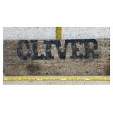 Oliver Wooden Sign 24/9