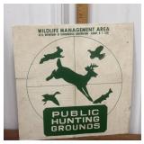 Albany NY Wildfire management sign