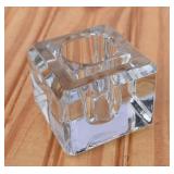 Antique Heavy Glass Ink Well