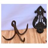 Antique Receipt Hook & Iron ?? Hook