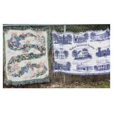 2 throws angels and Walton NY historical society