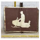 Snowmobile Trail Sign 24/18 (metal)