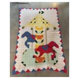 Carousel horses Afghan approx. 81x51