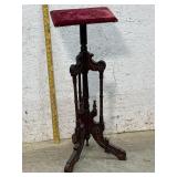 Carved Walnut Fern Stand 32ï¿½