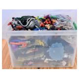 Tote of Marvel & DC Figures. Unsorted