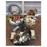 3 Tins Of Buttons