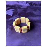 Handmade MaJong Tile Bracelet