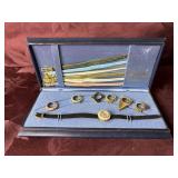 Vintage Nivada Colorama Wrist Watch Set