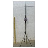 Copper Lighting Rod w/ Purple Glass ball 55ï¿½ -