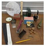 Desk Junqueï¿½ - postage, seal embossing stamps,