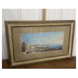 Bay of Naples & Mount Vesuvius framed print