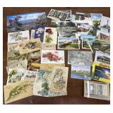 Postcards and stamps - Holiday and destination
