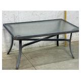 Glass-Top Outdoor Patio Table 38/22/19