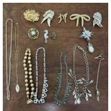 Necklaces and brooches