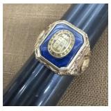 10k gold signed Norwood HS ring
