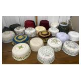 Moroccan prayer caps etc. *most embroidered