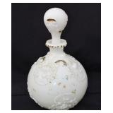 Dithridge & Co White Milk Glass Victorian Vanity