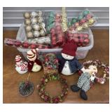 Christmas ornaments shatterproof, snowman decor