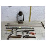 Utility Shut Off Keys, Lantern, Level &
