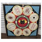 1939 Michigan rummy game / checkerboard