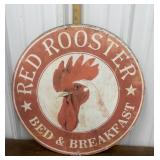 Metal Rooster sign