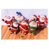 Lot of MCM Plastic Santa