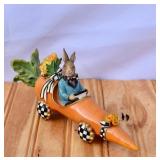 MacKenzie Childs Captain Carrot Figurine