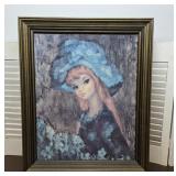 60s/70s Big eye print by Jean Maio -