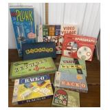 Vintage games- Kerplunk, Video Village, Ginasta,