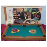 1972 Milton Bradley Pivot Pool Table Top Pool