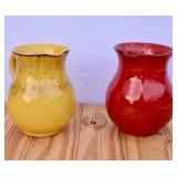 Pair of Made in Italy Ceramic Pitchers