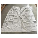 2 retro Panel Curtains Aprx 80length