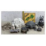Resin Yard Ornaments & frog sign (8)