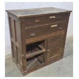 Early washstand missing drawers 36/20/37