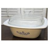 Vintage Blue Corning Ware Dutch oven?? P-34-b