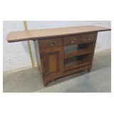 Young republic drop leaf server 53/18/27