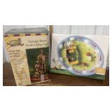 Golf couple statue, chip & dip set